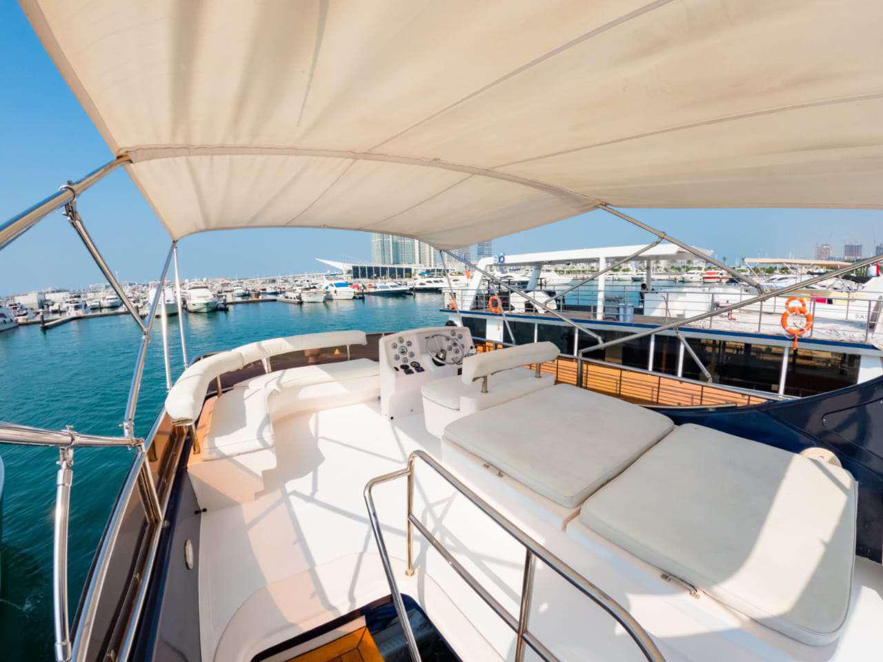 65ft yacht outer deck